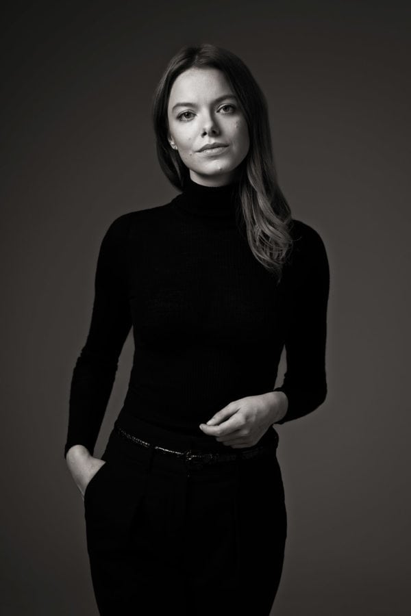 czarno-białe portrety - studio wrocław