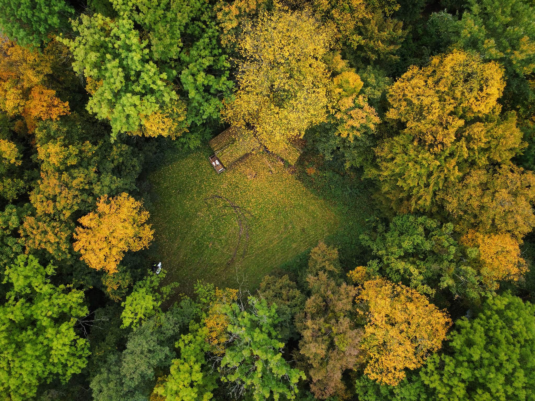 najlepsze ujęcia jesieni wykonane z drona