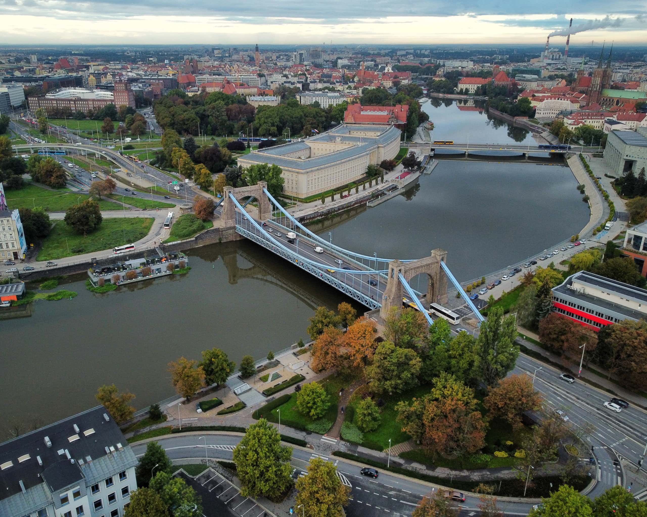 Wrocław z drona