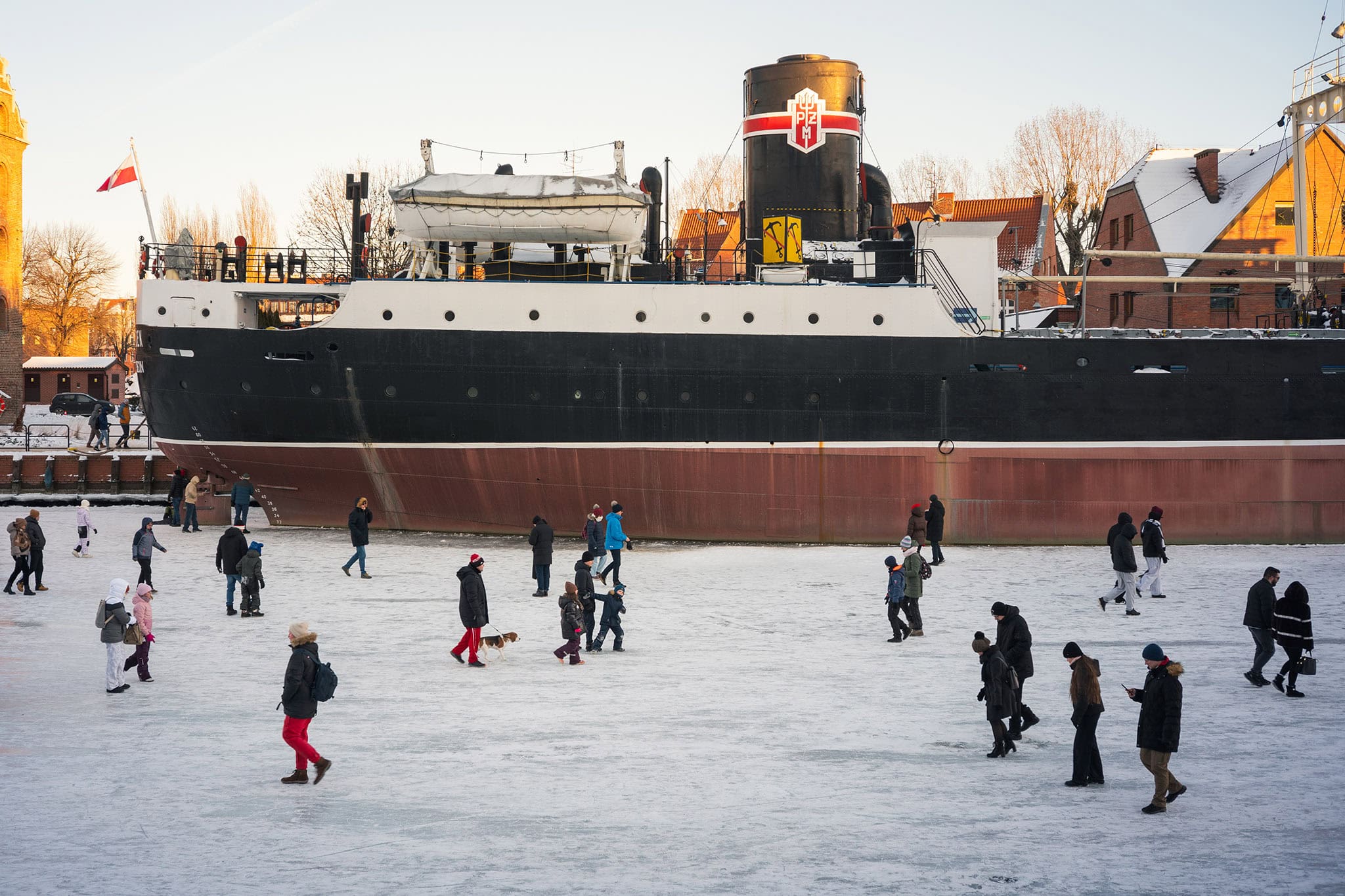 Zamarznięta Motława