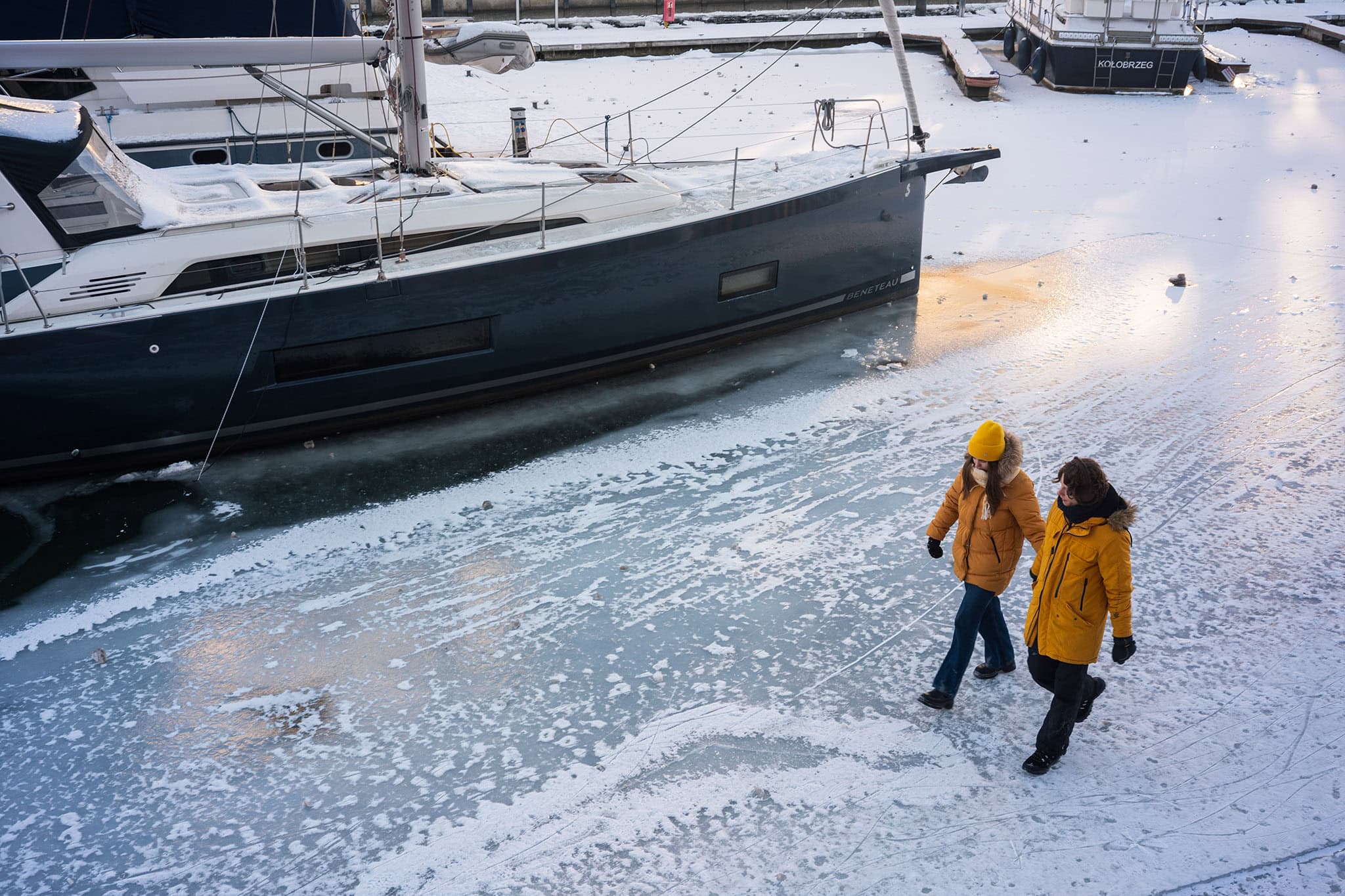 spacer po rzece - mroźna zima 2026
