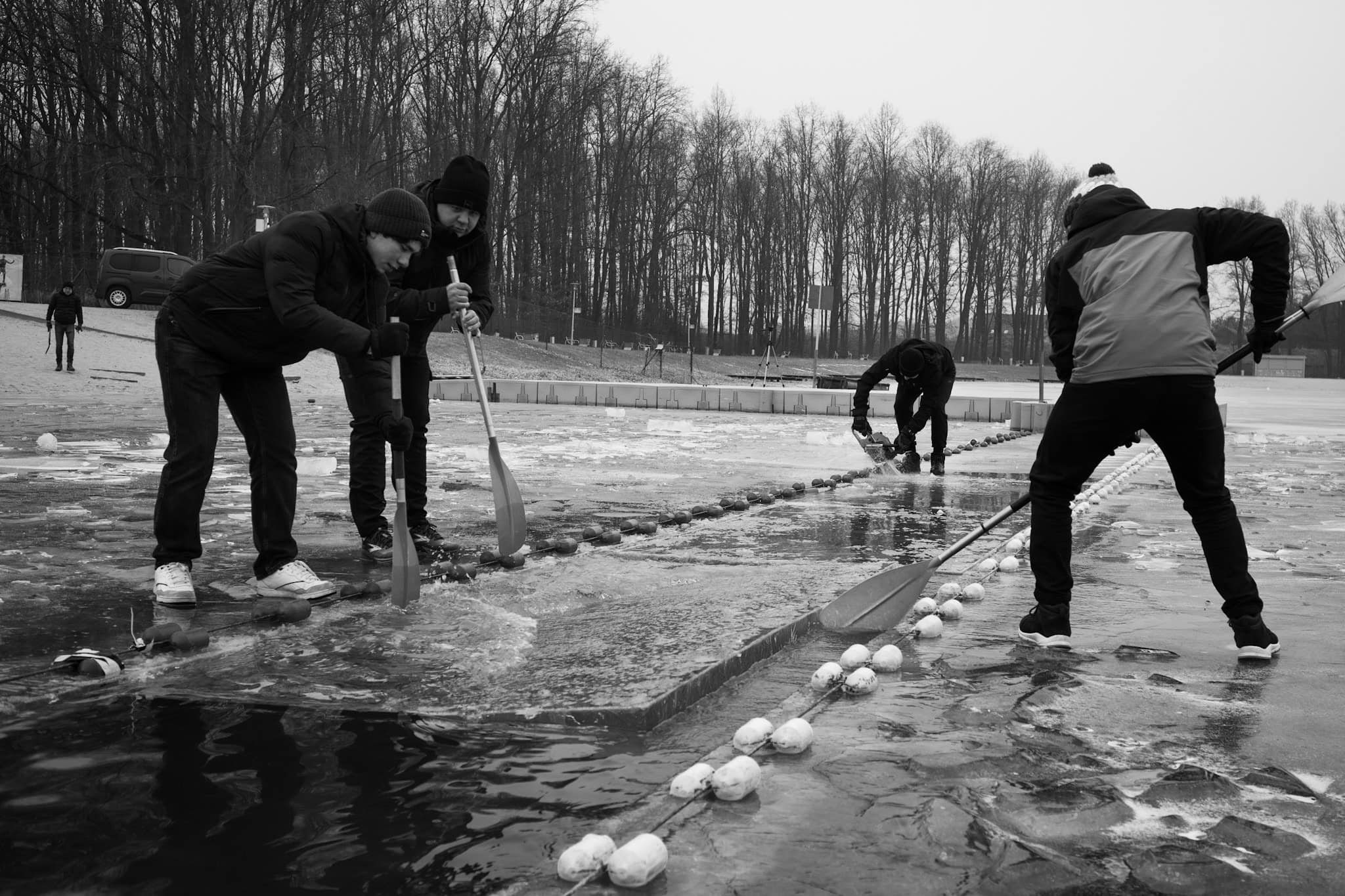 pływanie lodowe fotograf Wrocław